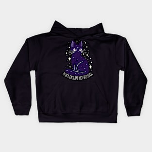 black cats are not bad luck Kids Hoodie